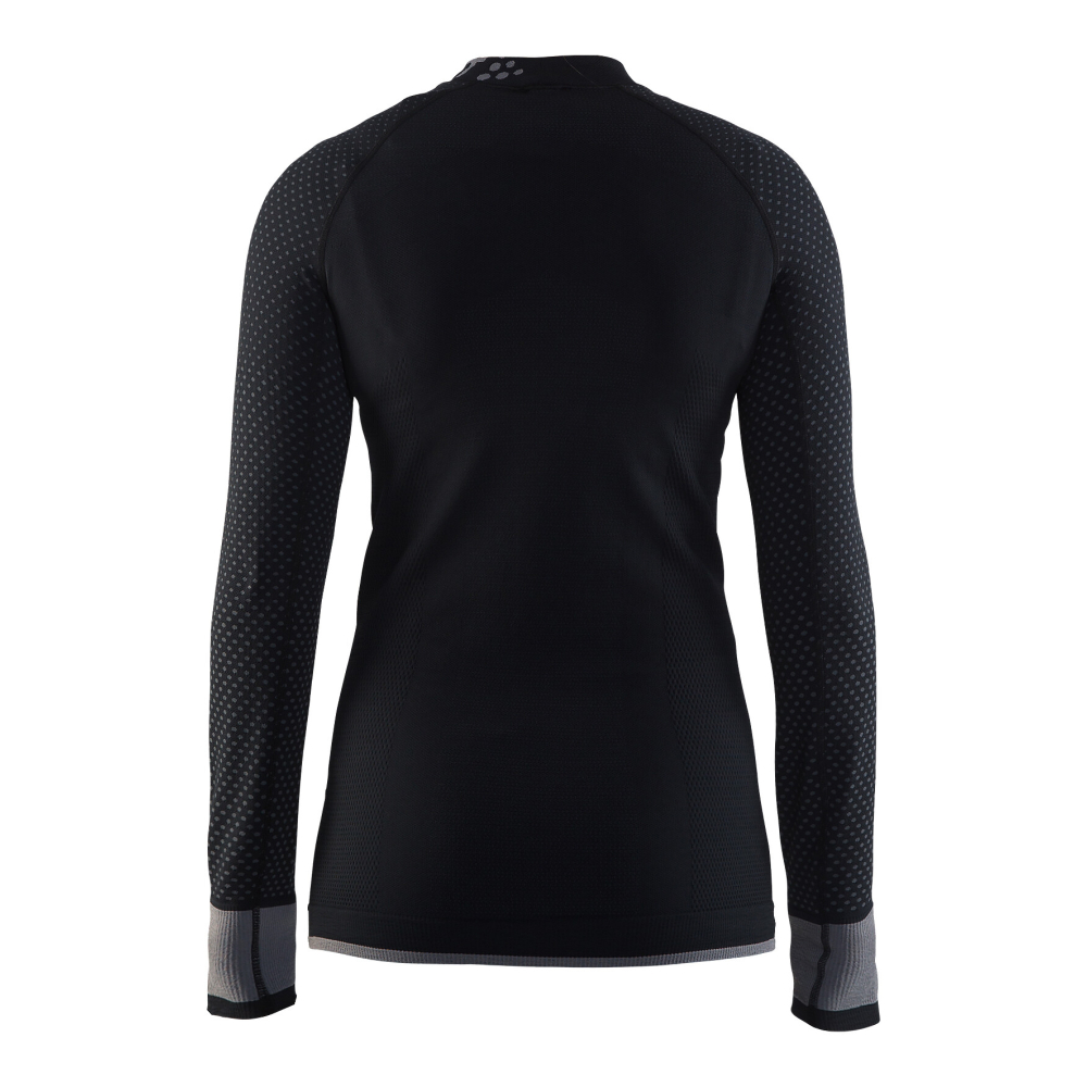 CRAFT Warm Intensity CN LS Woman Black/Granite вигляд ззаду